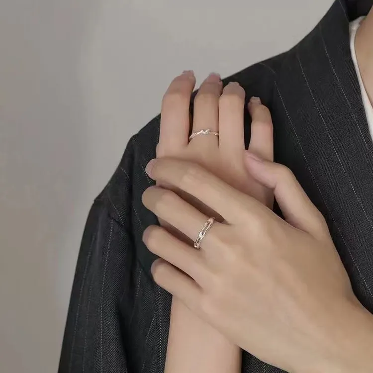 Asia Star 925 Sterling Silver Couple Rings Unisex-4