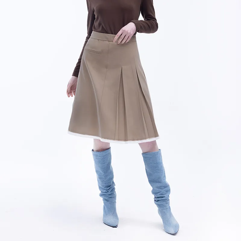 Cubic Casual Long Skirts Women's-3