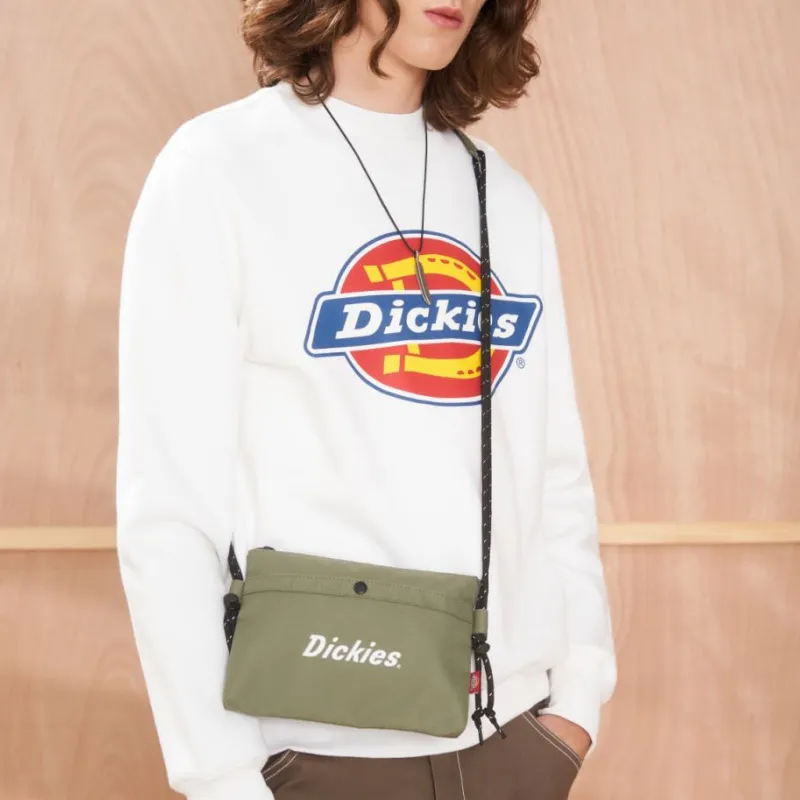 Dickies Polyester Crossbody Bag Unisex Army Green-3