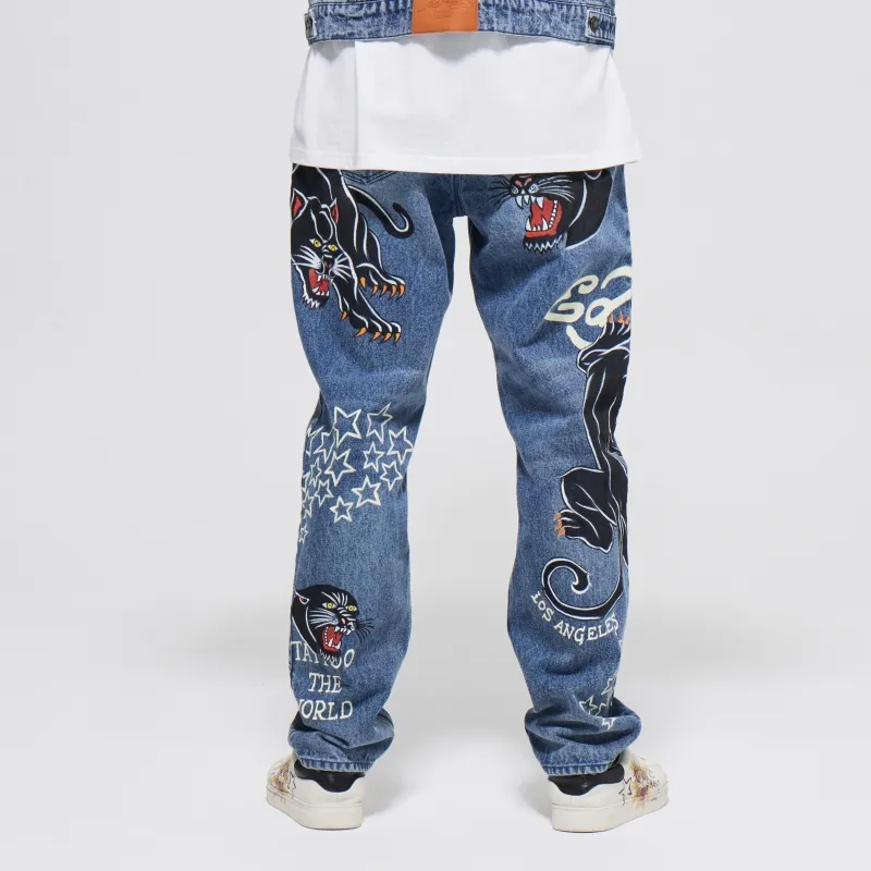 Ed Hardy Jeans Men Indigo E1PAM288-3