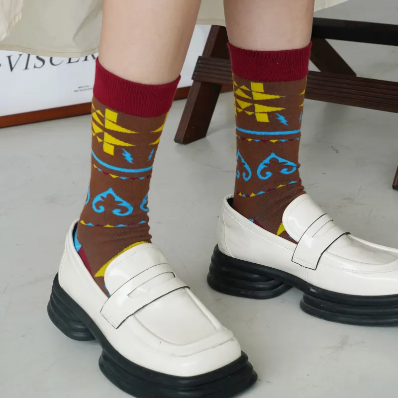 TOOCI Unisex Mid Calf Socks-3