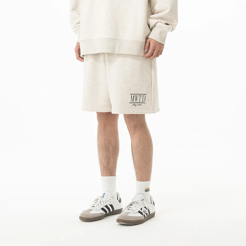 MostwantedLab Casual Shorts Unisex Light Heather Gray-14