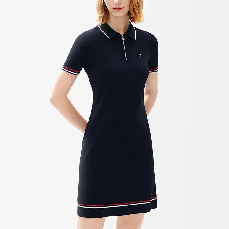 FILA Short Sleeved Dress Women's Legend Blue-3