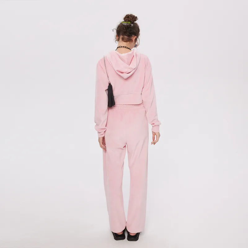 ASWZ Casual Pants Women's Pink-2
