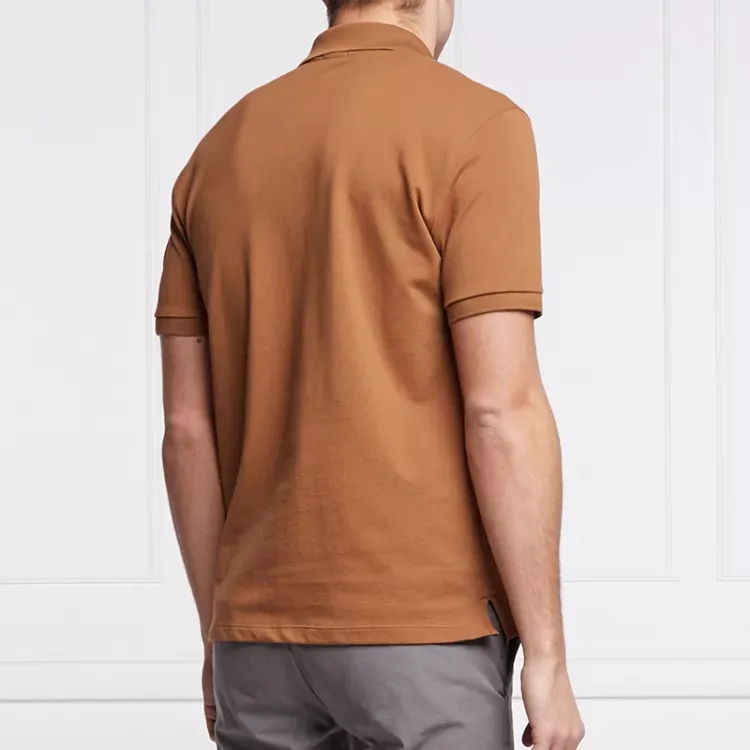 HUGO BOSS Polo Shirts Men Brown-3