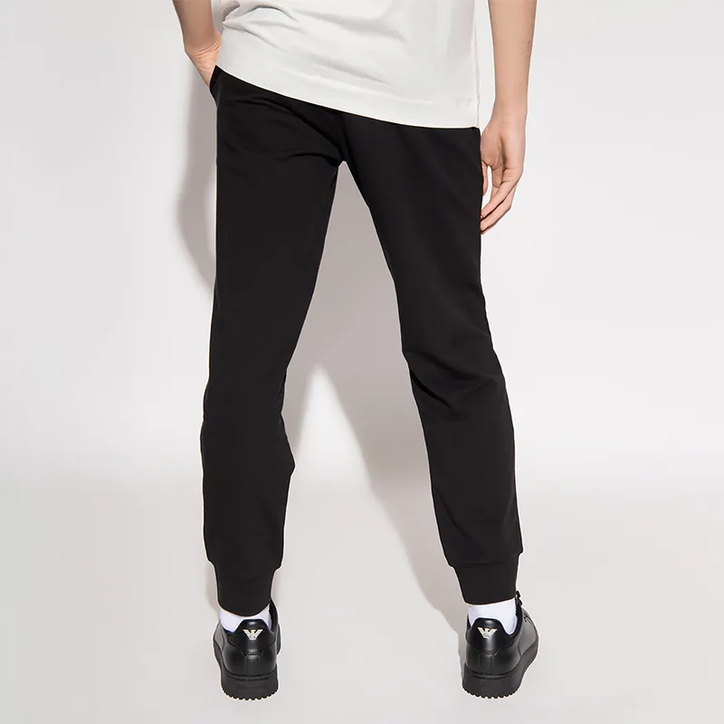 EMPORIO ARMANI SS22 Sports Pants Men's Black-4