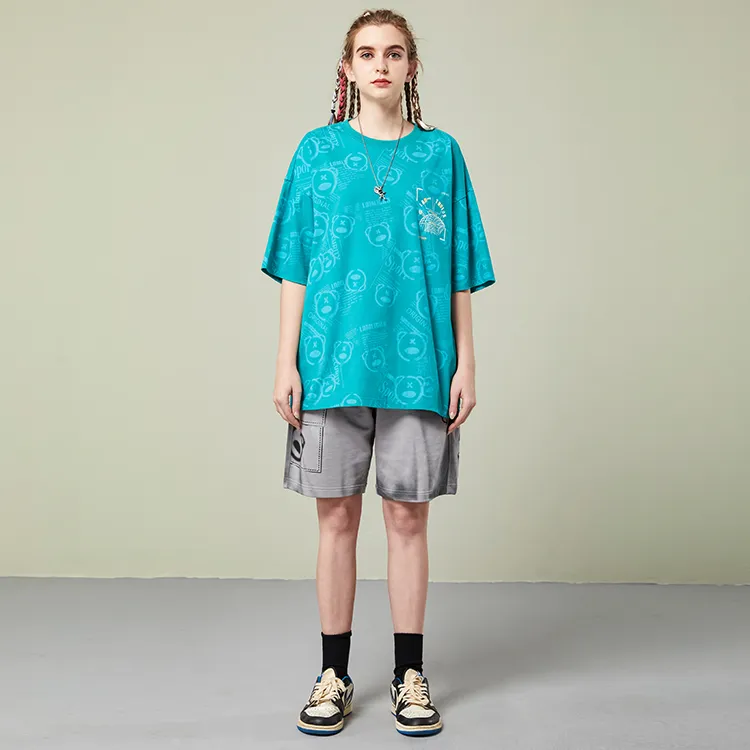LAMLICKA Casual Shorts Unisex Gray-2