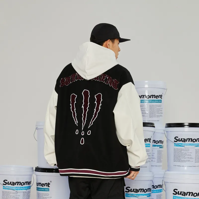 Suamoment 2023 Spring/summer Baseball Jacket Unisex-2