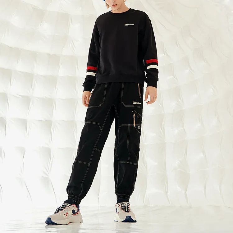 FILA FUSION Sweatshirts Men Elegant Black-2