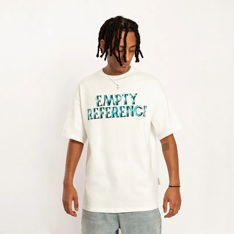 EMPTY REFERENCE T Shirts Unisex White-3
