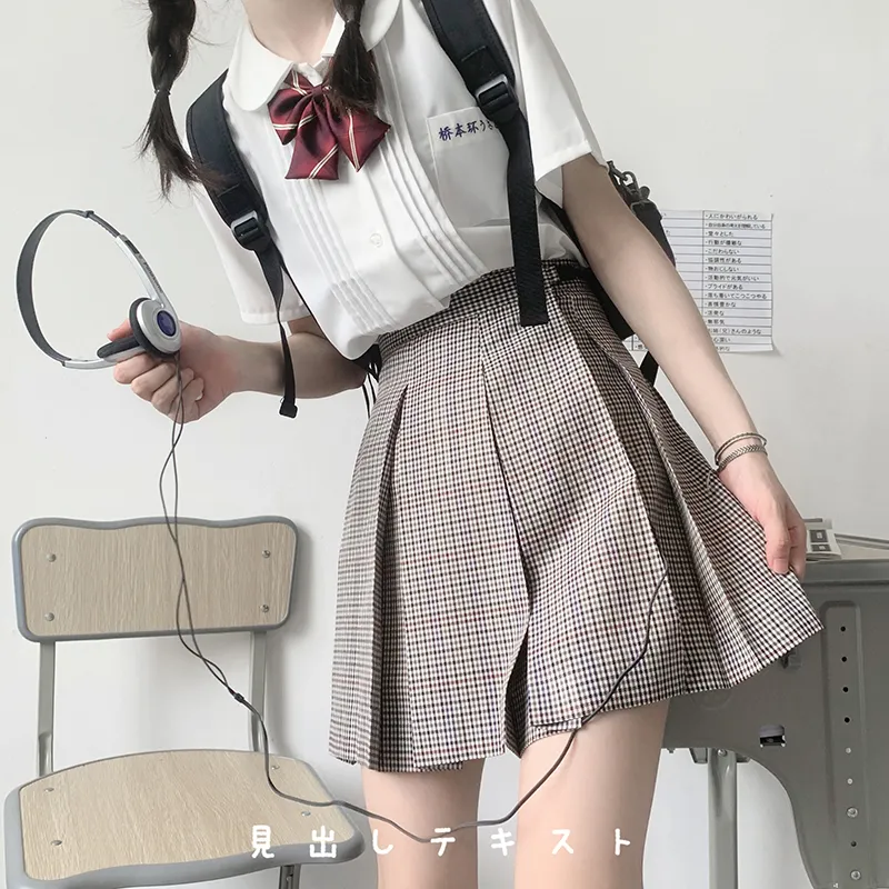 Tokyo Season Casual Short Skirts Women's Eight Box Pleated Skirt-3