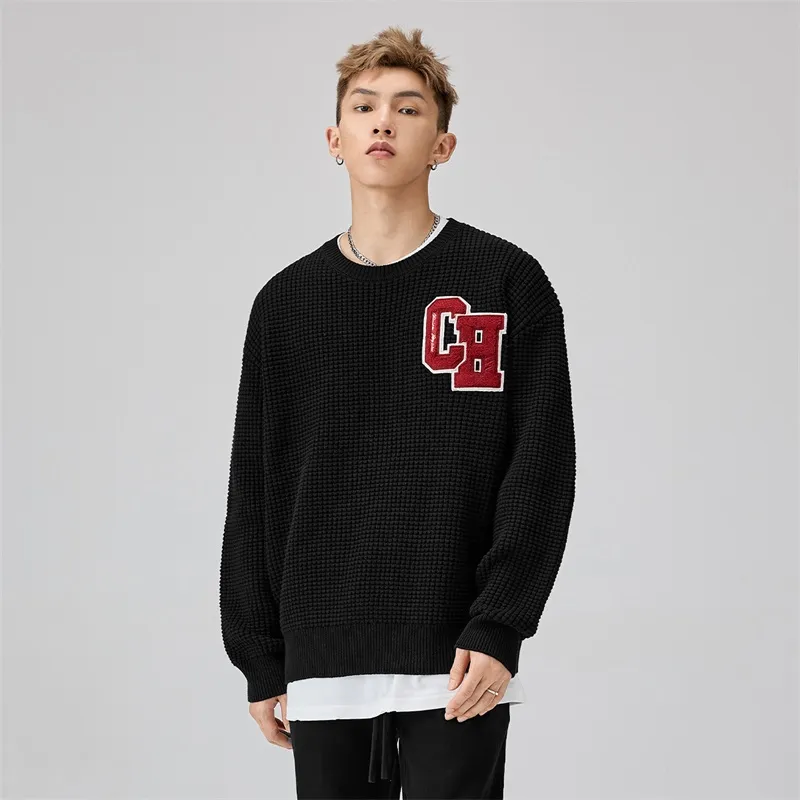 CHINISM Classic Badge Sweaters Unisex-8