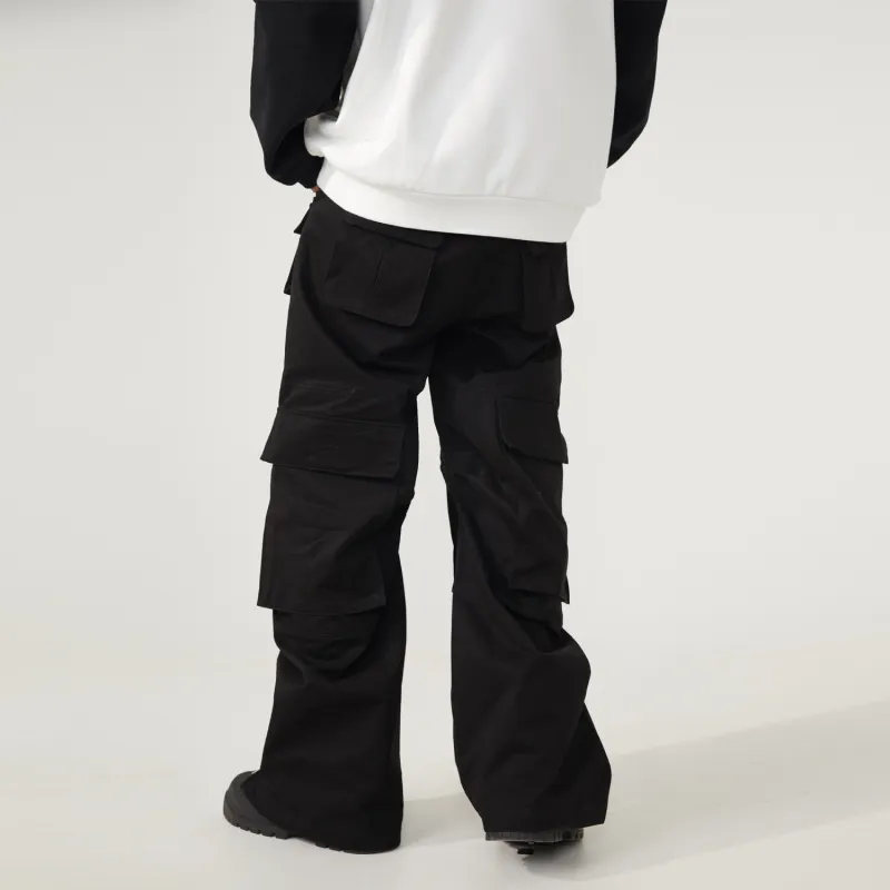 R69 Wide Leg Moderate Casual Pants Unisex-9
