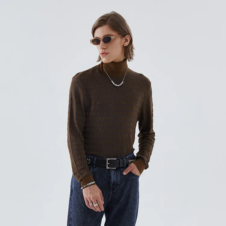 DAVID NAMAN Sweaters Men Camel-4