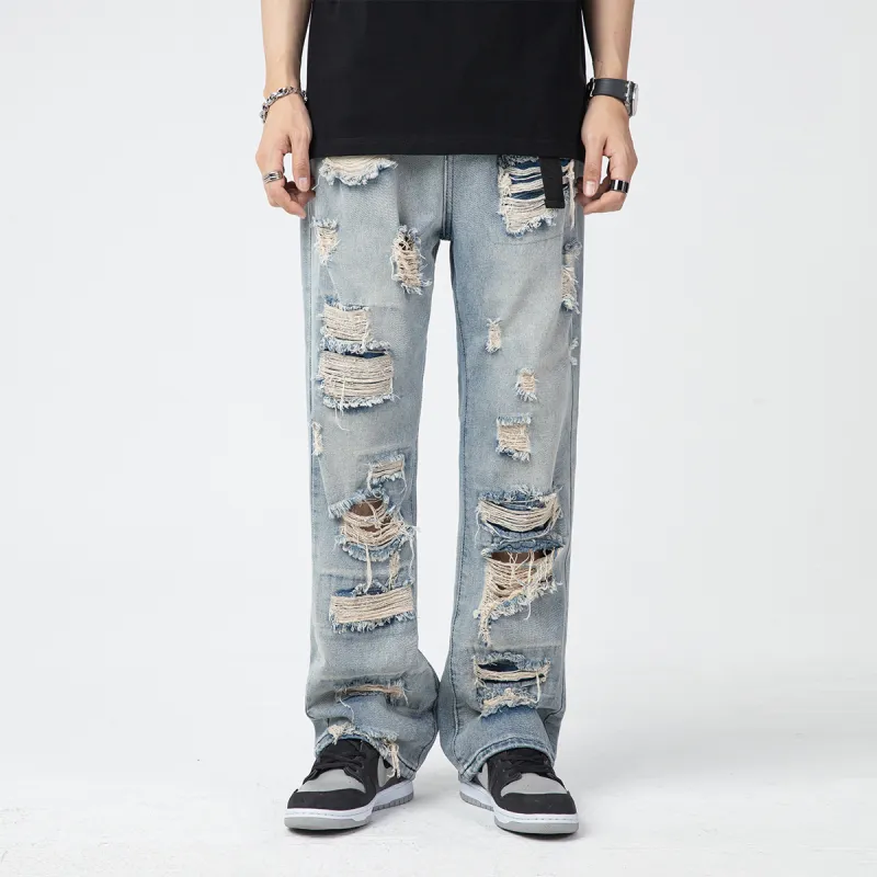 Jaslcs Jeans Unisex Vintage Blue-2