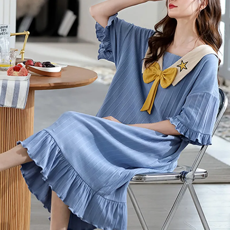 Xiang Ning Pai Women's Nightgowns-4