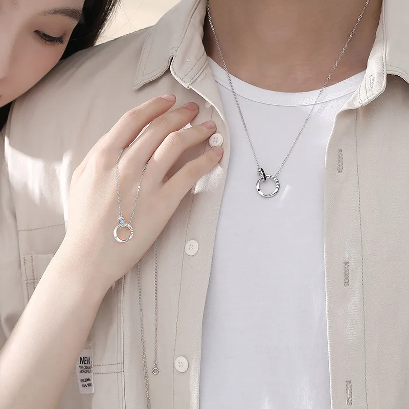MISS TOOYA S925 Silver Necklaces Unisex-1