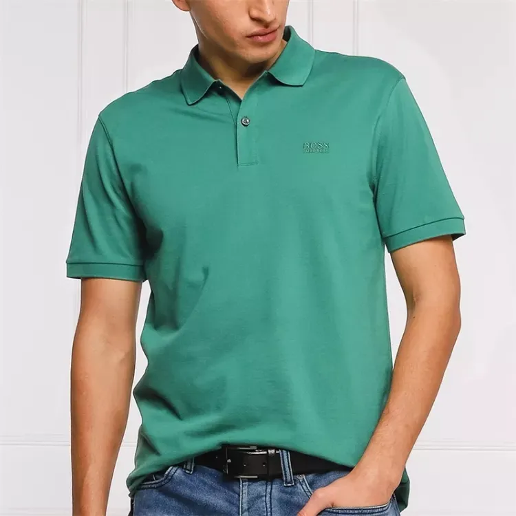 HUGO BOSS Polo Shirts Men Green-1