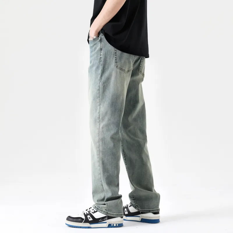 UNKNOWTAL Jeans Unisex Yellow Mud-14