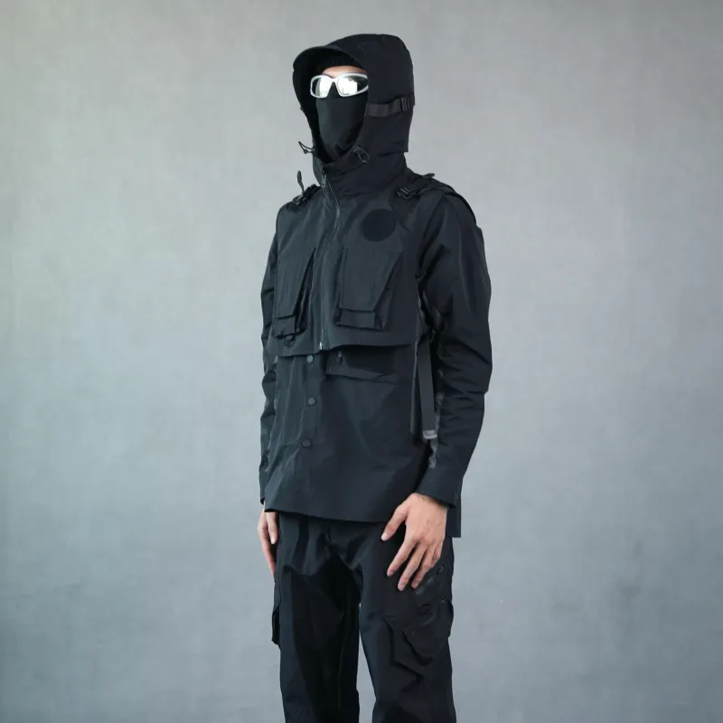 VIP Loose Fit Vest Unisex Black-4