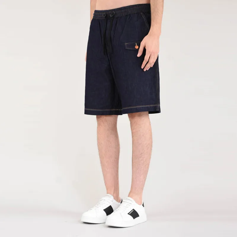 ARMANI EXCHANGE Denim Shorts Men Dark Denim Blue-3