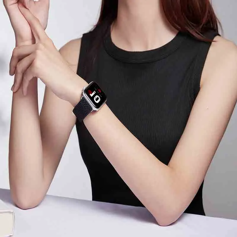 ZHISHENG Apple Compatibility Watch Band 38 49MM Watch Dial All Nylon Material-14