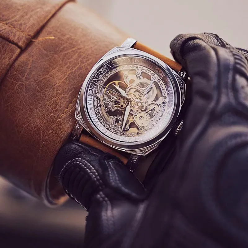 VRQ God Series Automatic Mechanical Movement Watch Men's Watches Cut Out Dial-1