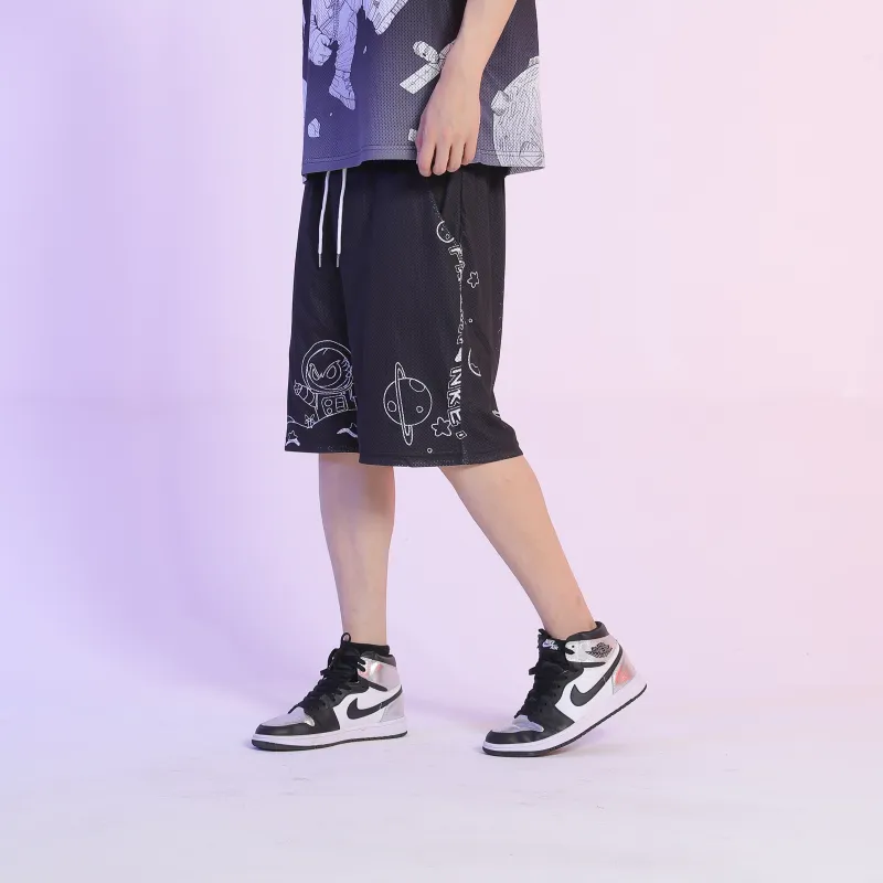 FireMonkey Basketball Shorts Unisex-4