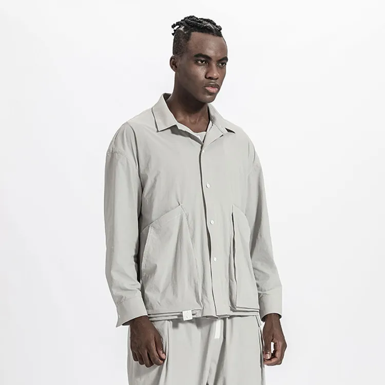 NORVINCY Western Cleanfit Minimalist Style Shirt Men's-13