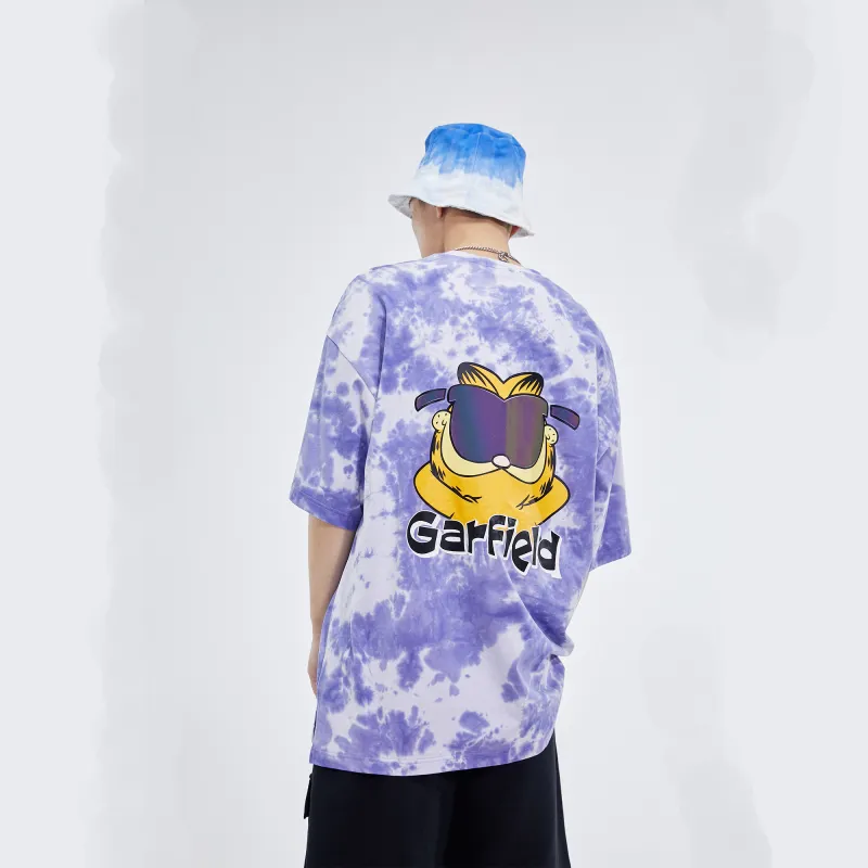 FUN X Garfield T Shirt Unisex Purple Gray-3