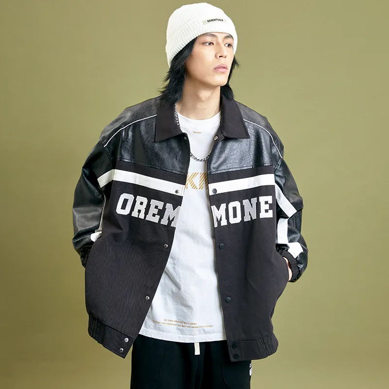 OREM ONE Loose Fit Jacket Unisex Black-5