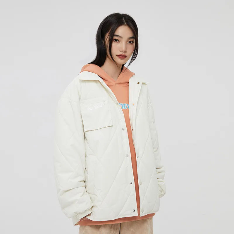 Fun x Garfield Puffer Jacket Unisex Light Base Color-4