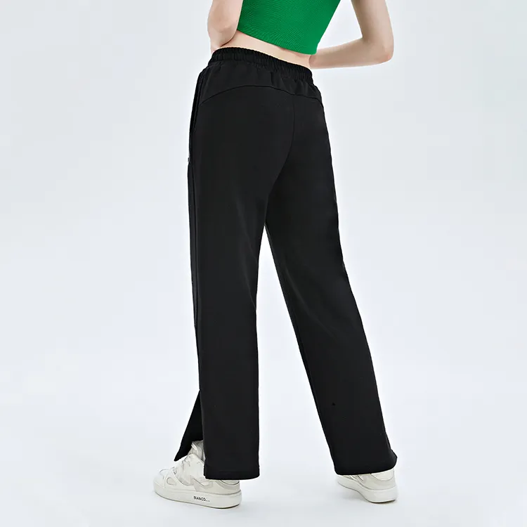 Kappa x Clawmoney Straight Sweatpants Women's Black-3