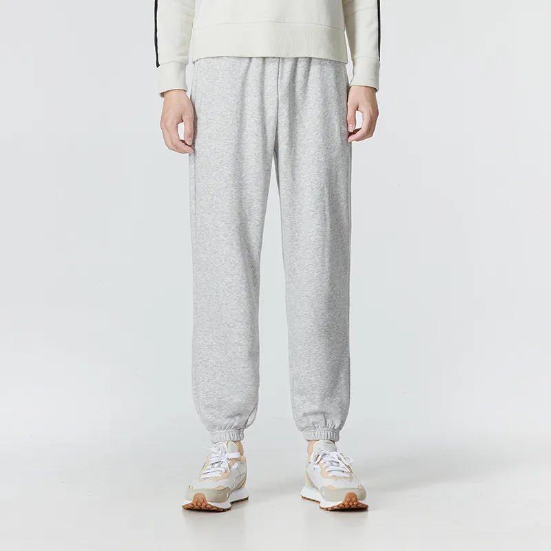 PUMA Knitted Sweatpants Men's Gray-2
