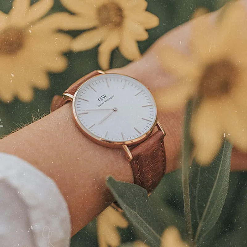 Daniel Wellington Daniel Wellington/Compatibility Watch Band Genuine Leather Material-1