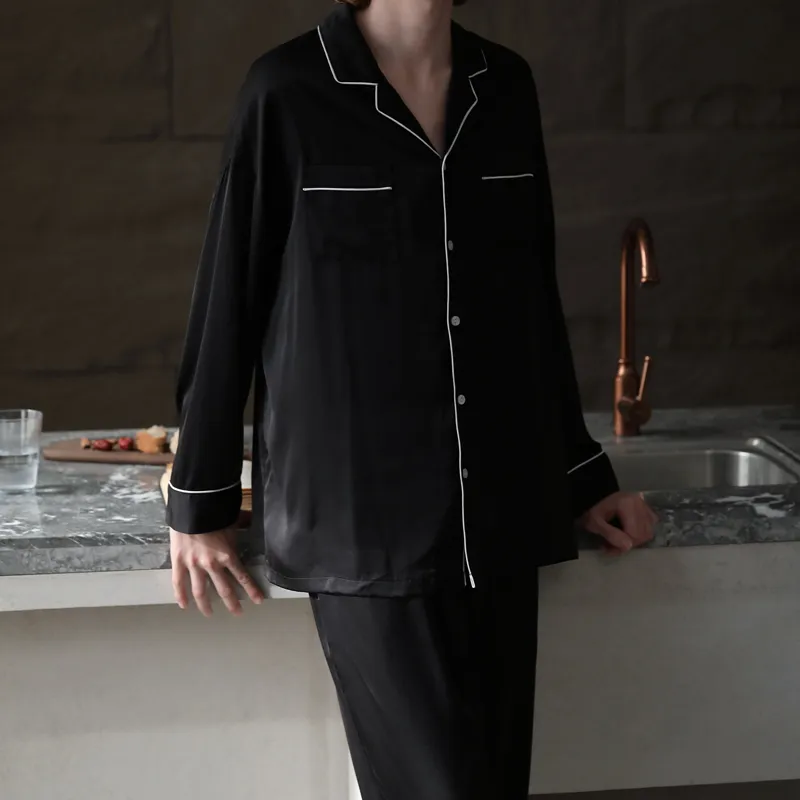 Same Language Men Pajama Sets-1