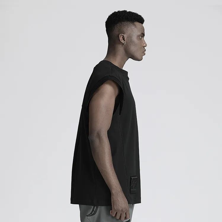 NORVINCY Comfortable And Breathable Sweat Wicking 100% Cotton Sleeveless T Shirt Unisex-4