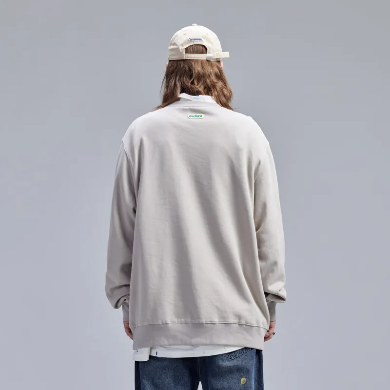 Guuka Sweatshirt Men's Float Stone Color-7