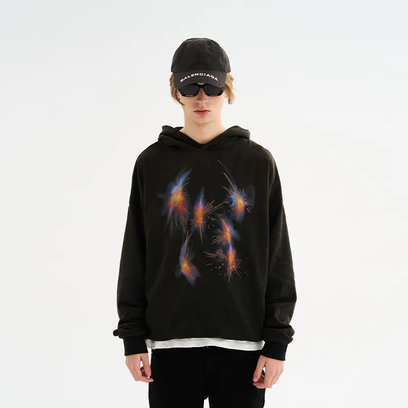 HARSH AND CRUEL Sweatshirts Unisex Washed Black-5