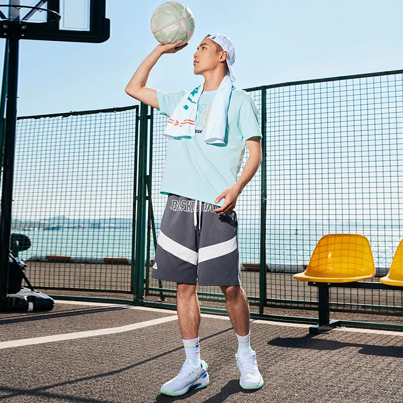 PEAK Basketball Shorts Men Dark Gray-4