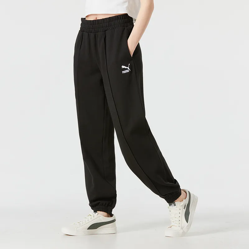 PUMA Knitted Sweatpants Women's Black-2