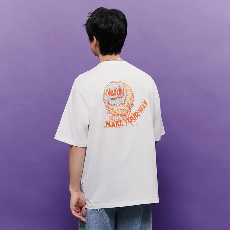 Nerdy T Shirts Unisex Cream-4
