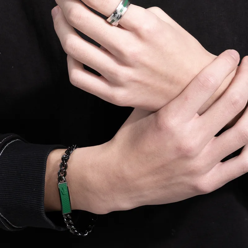 LACOSTE Stainless Steel Bracelets Men's-1
