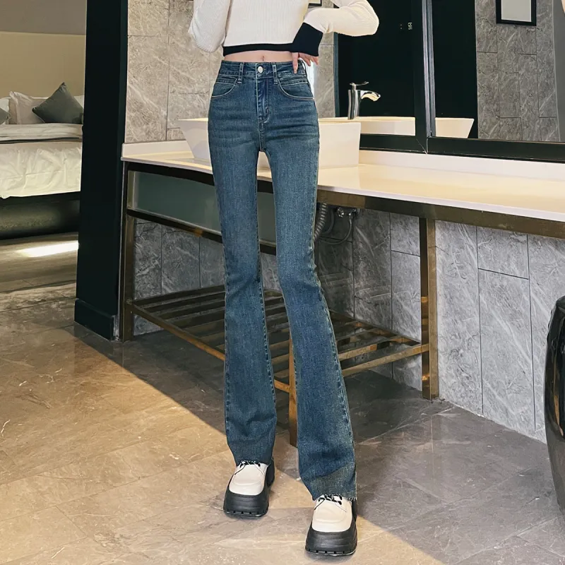 MITUAN Jeans Women's Vintage Blue-3
