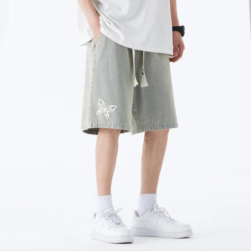 SEANBYSEAN Denim Shorts Unisex-16
