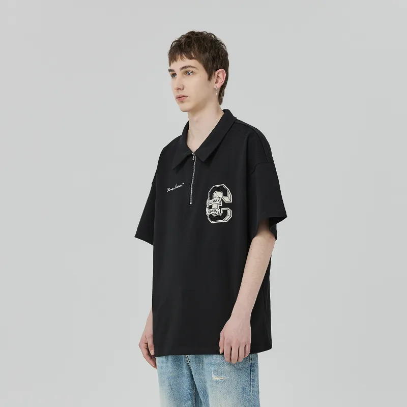 CLIMAX VISION Polo Shirts Unisex Black-5