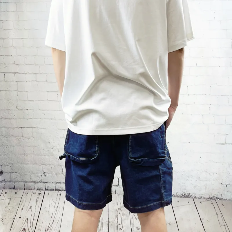 COBMASTER Cargo Shorts Unisex Blue-3