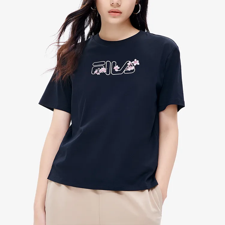 FILA FUSION T Shirt Women's Pitch Black-2