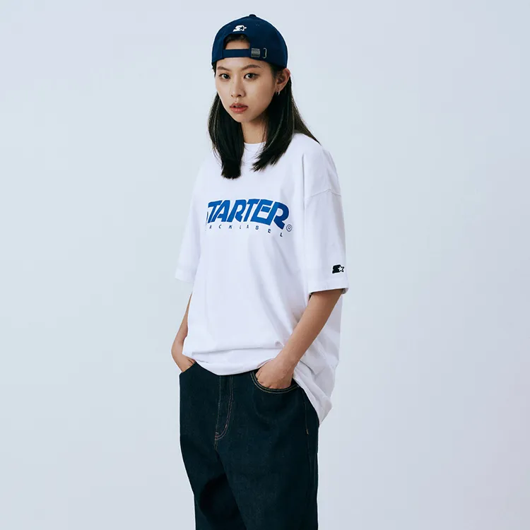 STARTER Drop Shoulder Sleeve T Shirt Unisex-2