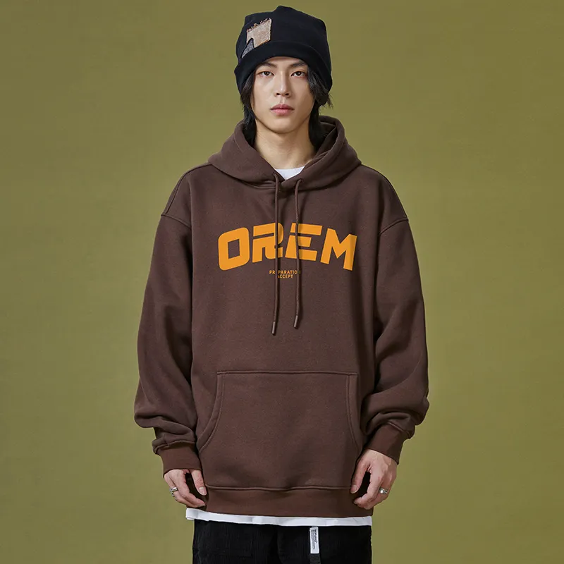 OREM ONE Hooded Loose Fit Regular Sweatshirt Unisex-22